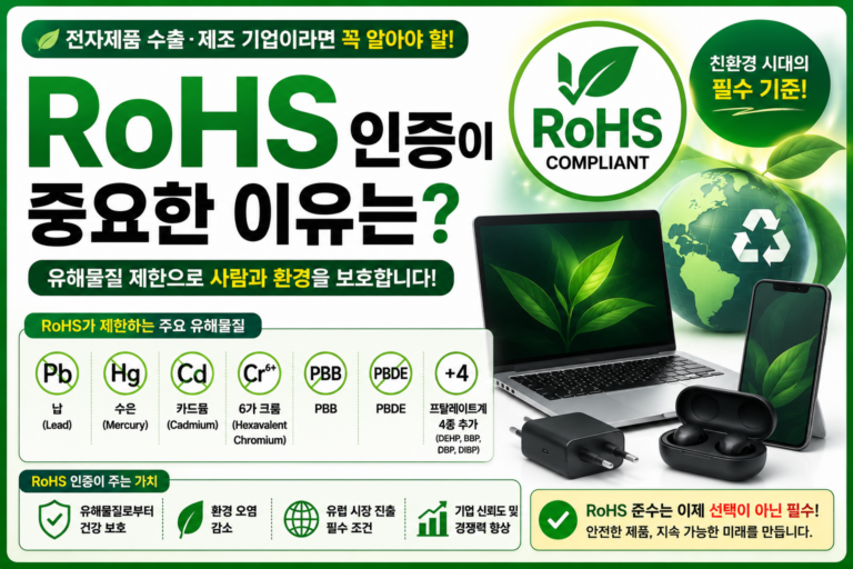 RoHS 인증이 중요한 이유, 유해물질 제한부터 대상 제품까지 총정리 5 RoHS 인증의 중요성 썸네일