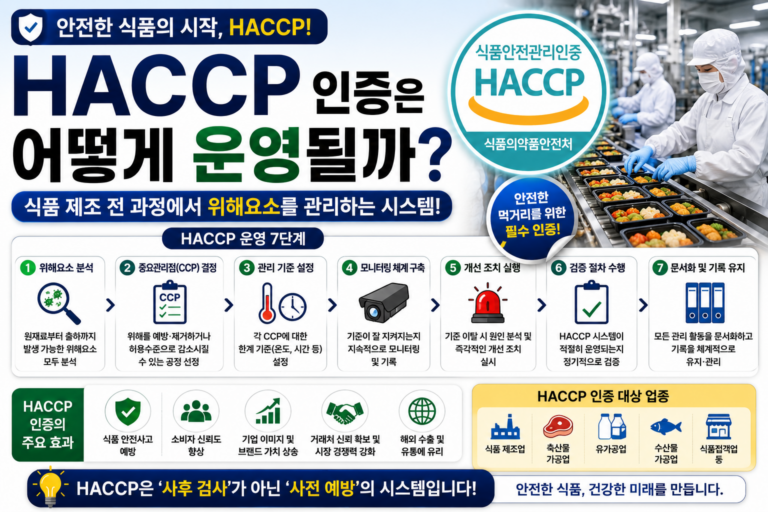 HACCP 인증이란? 어떻게 운영이 될까? 식품안전관리인증 총정리 6 HACCP 인증 운영법 썸네일
