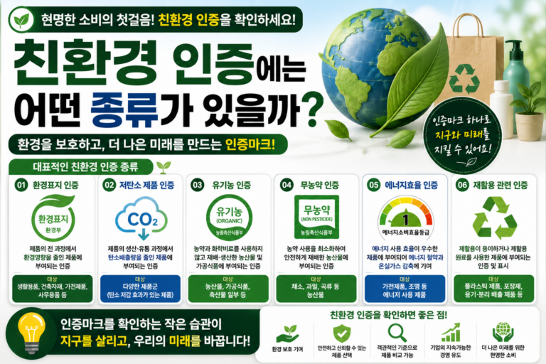 친환경 인증에는 어떤 종류가 있을까? 꼭 알아야 할 인증마크 6가지 3 친환경 인증의 종류 썸네일